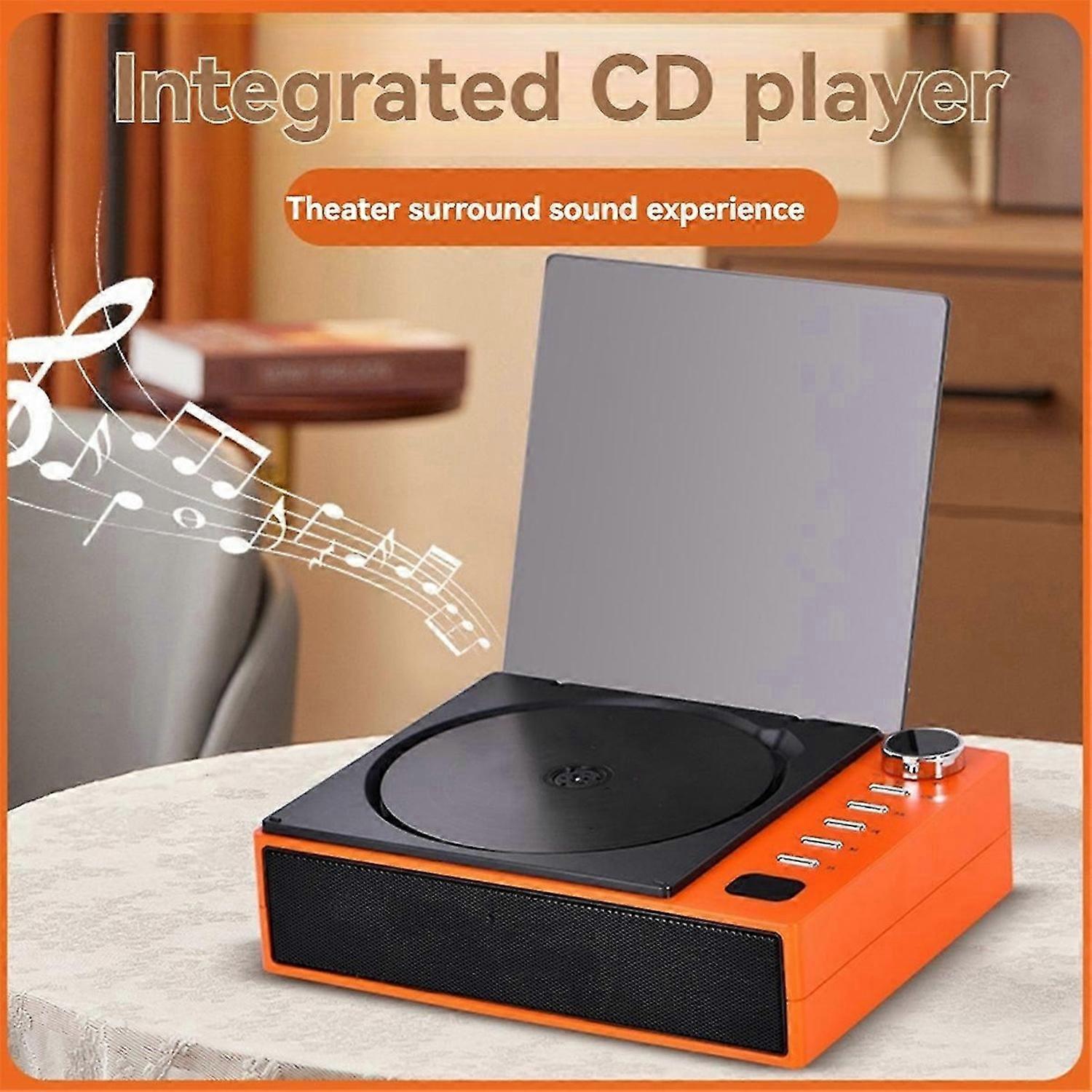 Portable CD Player Bluetooth Digital Optical Output Audiophile Audio Player Built-in 2000mAh High Capacity Battery B