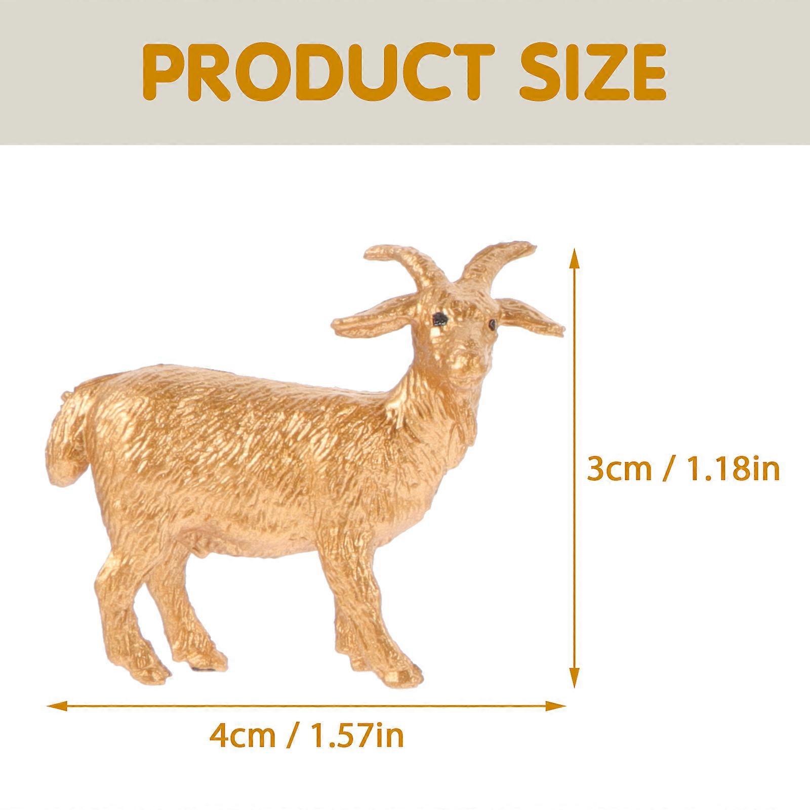 Plastic Animals Animal Model for Decor 12Pcs PVC Figurines