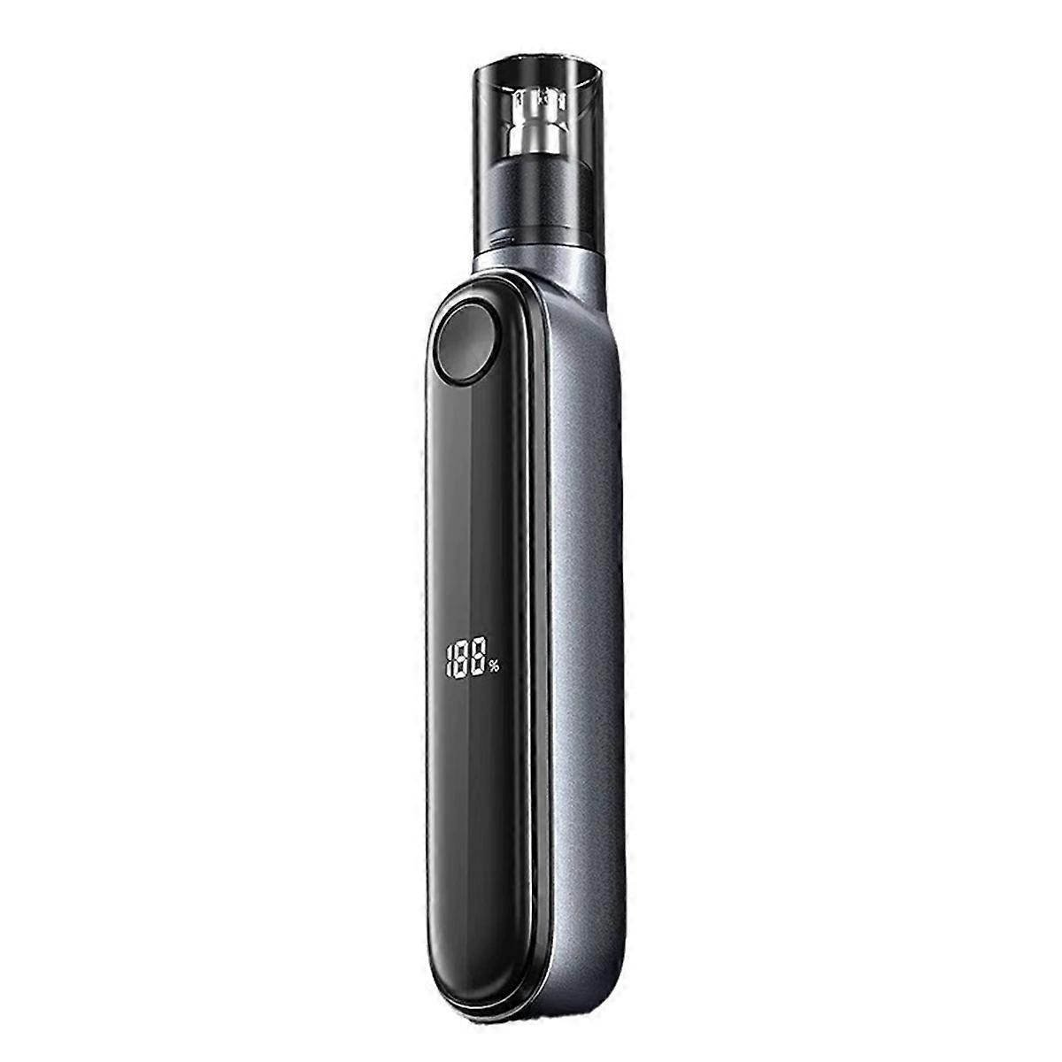Nose Trimmer for Men with LED Display,Rechargeable Nose and Ear Hair Trimmer,Waterproof,Easy to Clean