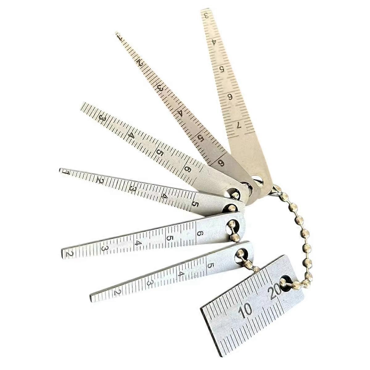 Measuring Tool Gaps Gauge Set Stainless Steel Tapered Ruler