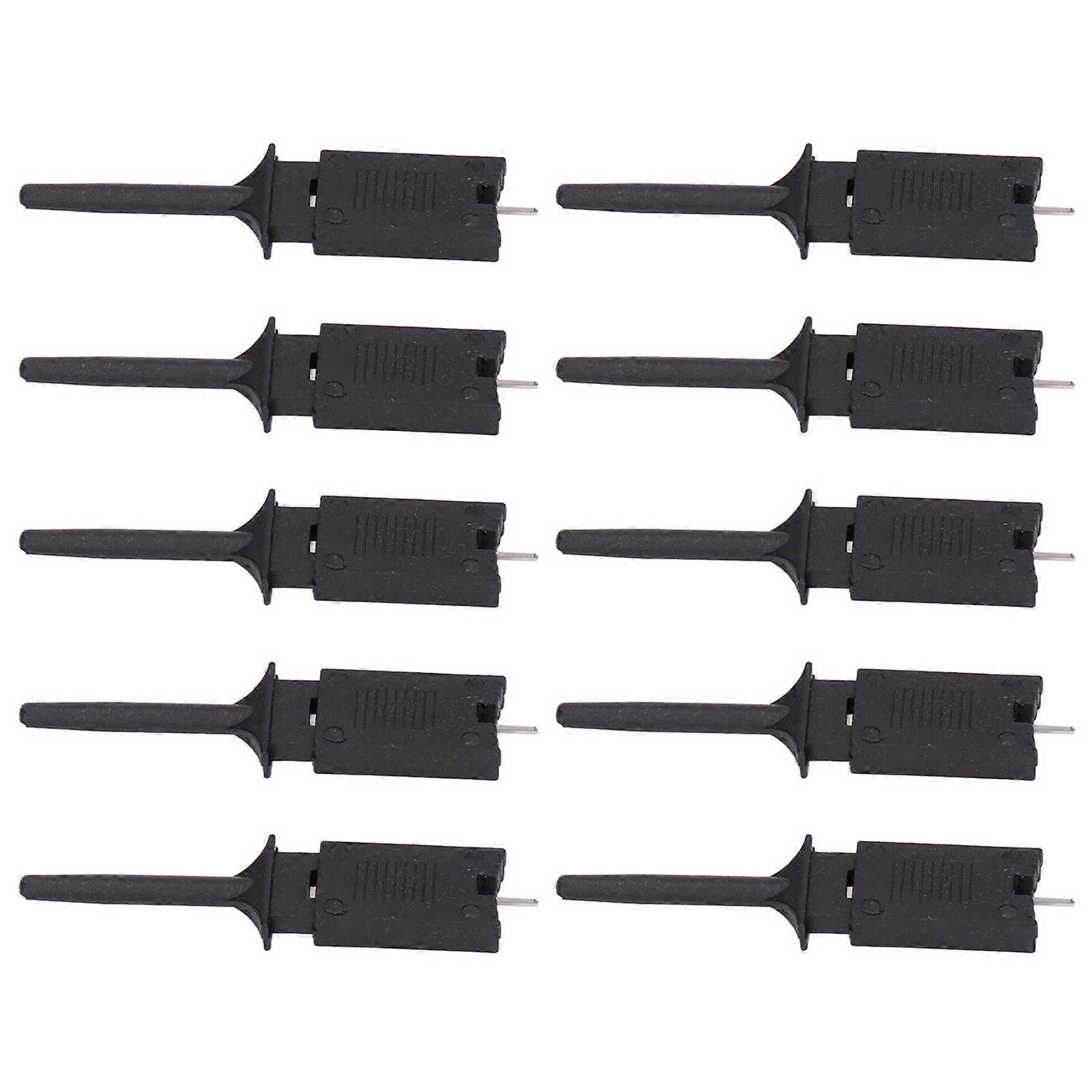 10Pcs Test Hook Clips SMD IC Mini Jumper Probe for Logic Analyzer Electronic Experiment