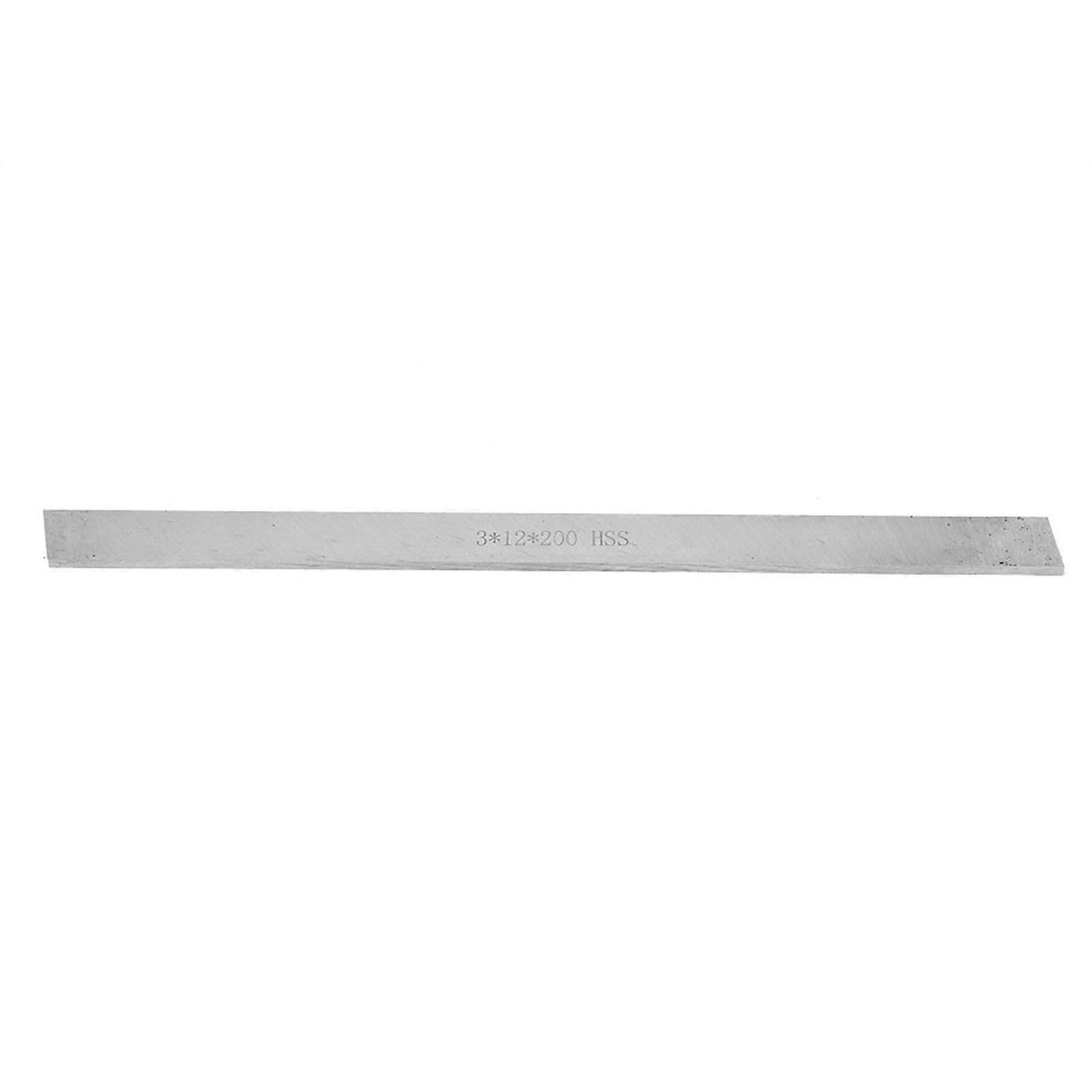 HSS High Speed Steel Lathe Turning Tool Square White Steel Bar Strip (3*12*200mm)