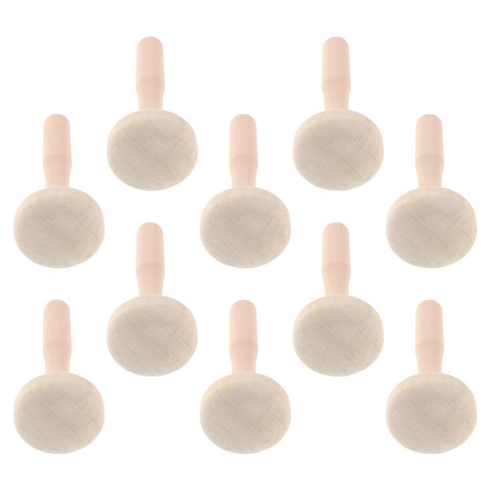Mushroom Rubbing Roller Wood Printmaking Tool for Painting 20Pcs