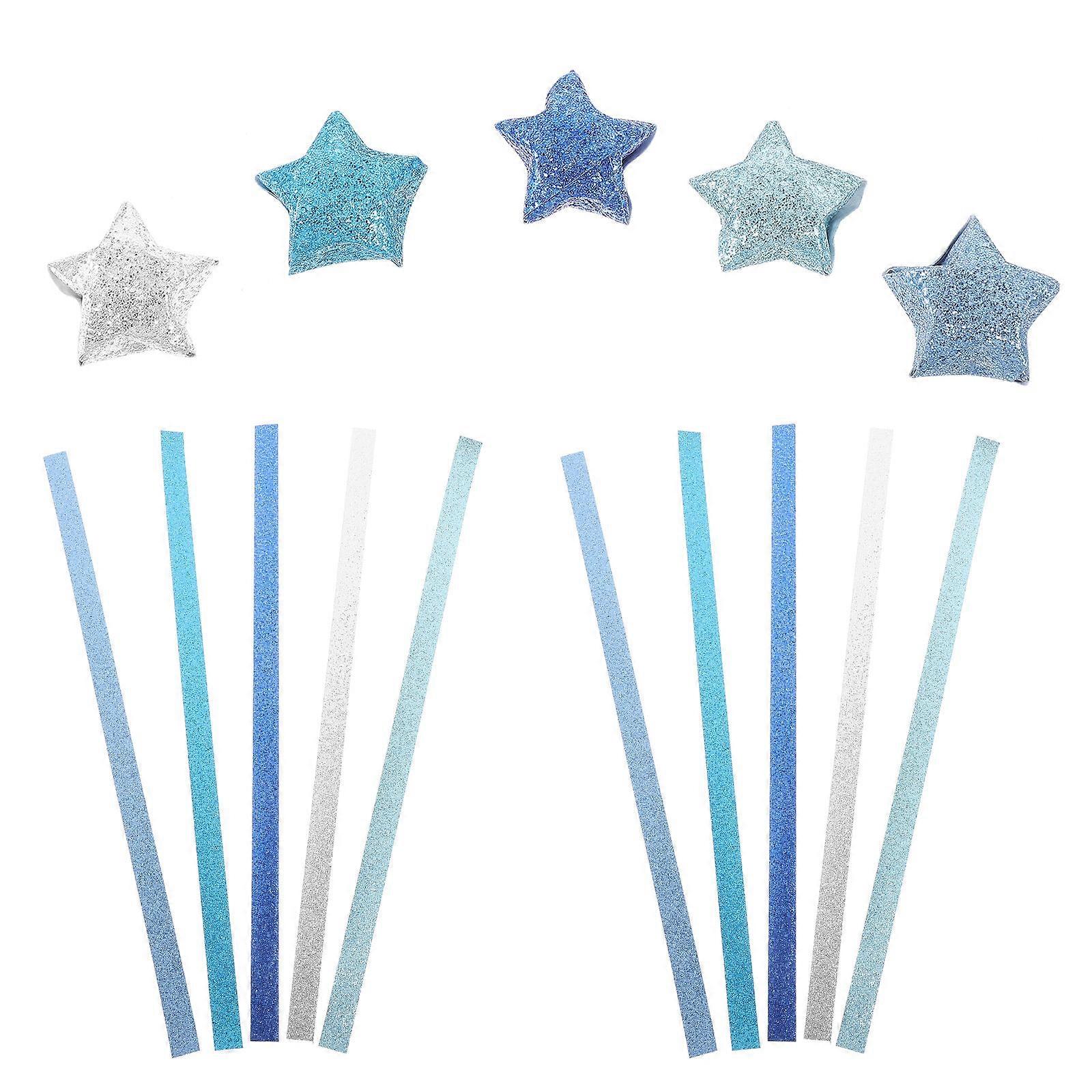 Origami Papers for Crafts Making DIY Folding Paper 600Pcs Blue