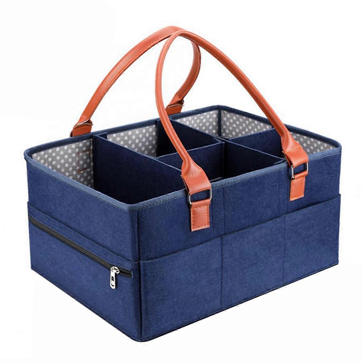 حقيبة تخزين حفاضات من اللباد، حقيبة تخزين للأطفال، حقيبة يد للأم