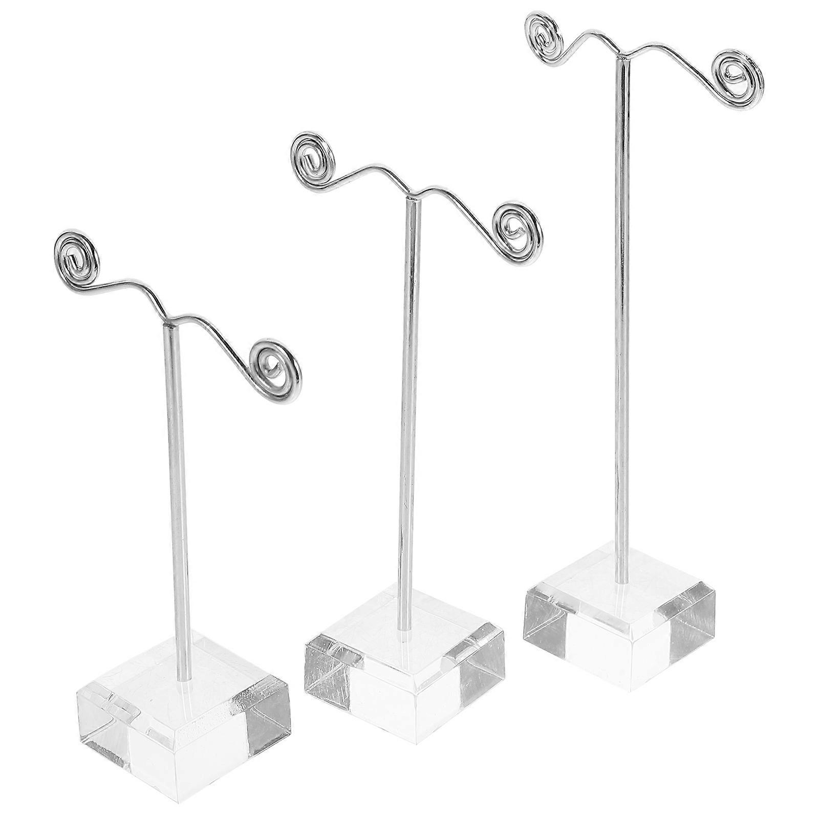 Earring Display Holder Acrylic Earrings Rack for 4Sets Storage Solution