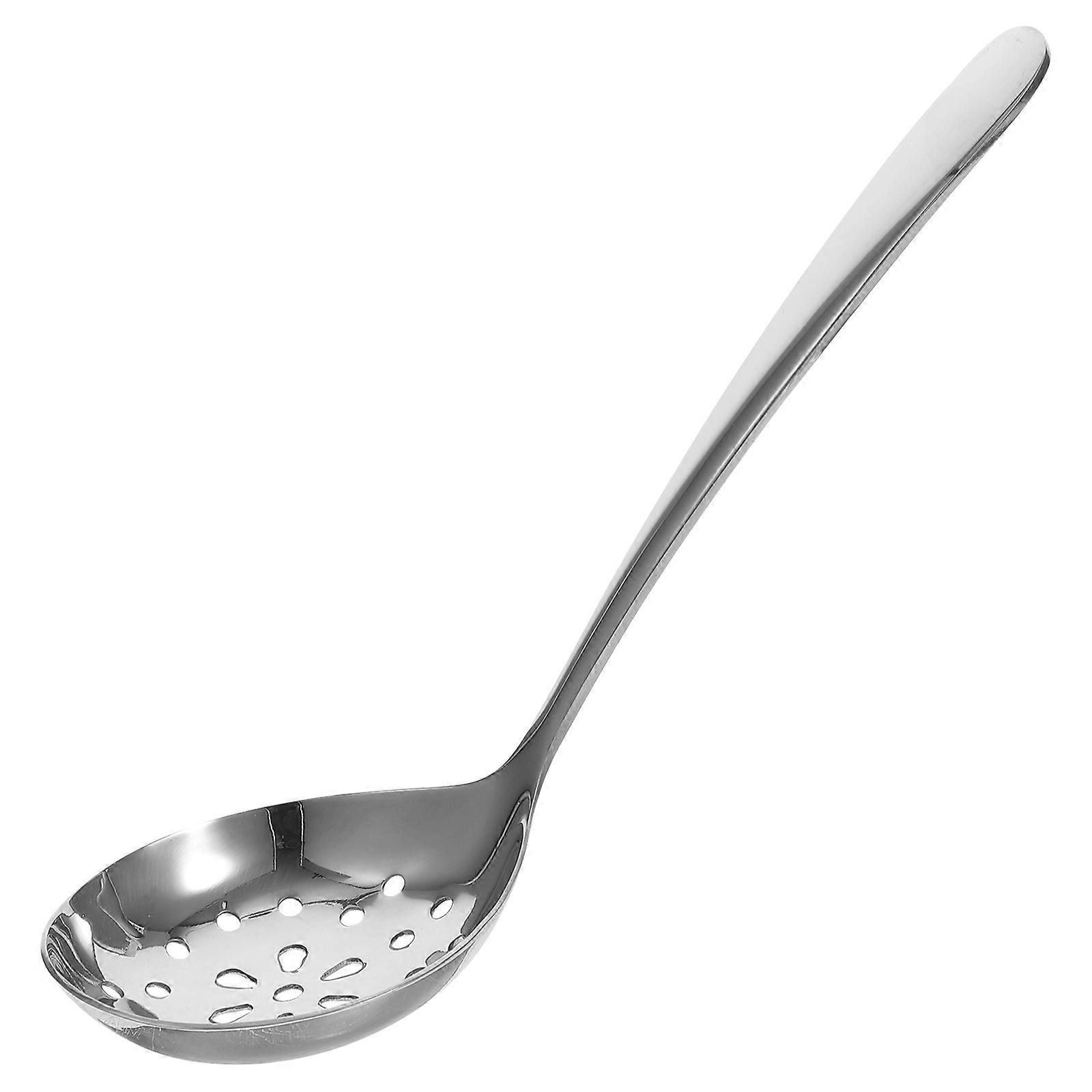 Rust Resistant Metal Soup Spoons 2Pcs Ideal For Restaurant And Buffet Service Featuring Hygienic Usage And Well Polished Surface