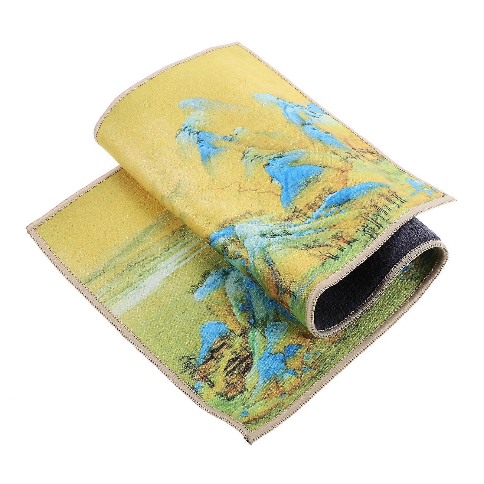 Multi Colored Coffee Bar Cleaning Cloth Rectangular Towel For Household Home Cleaning 5Pcs