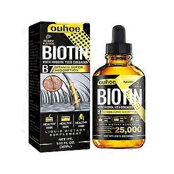 Collagen B7 vitamin hair growth essential oil thick hair solid hair anti-hair