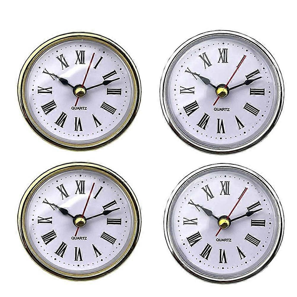 65Mm Quartz Clock Insert Movement Mechanism Replacement Roman Arabic Numerals,F