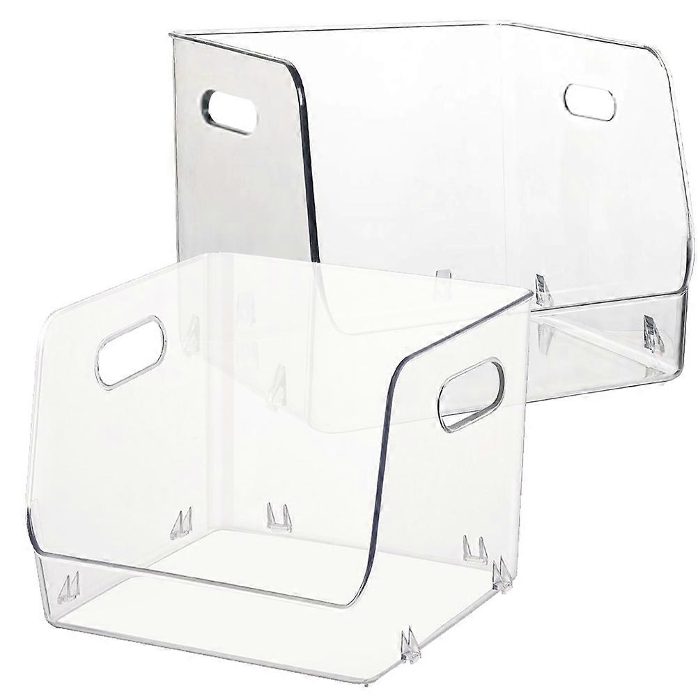 Multi-Function Storage Box Transparent for Decoration 6Pcs