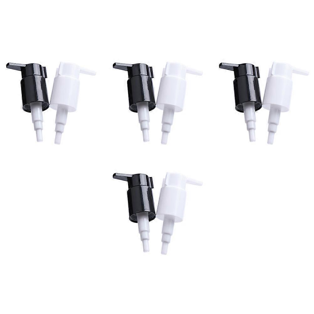 Soap Lotion Pumps 8Pcs Plastic Assorted Color with Clips for Home Use and Durable Reuse