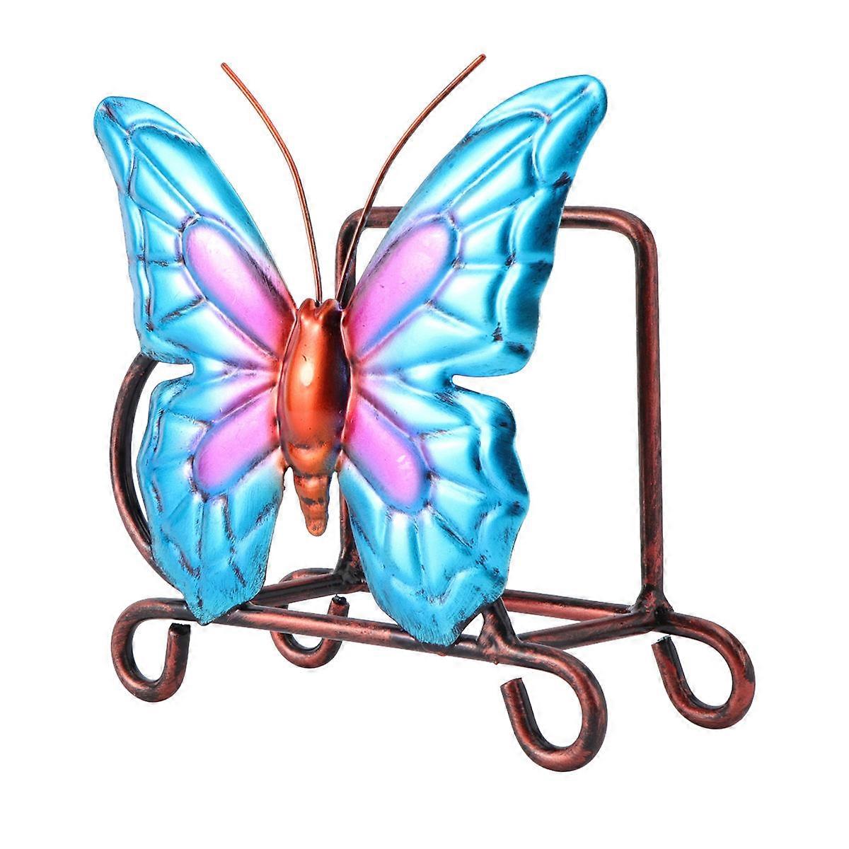 Tissue Storage Rack Paper Holder for Storage 2Pcs Blue Paper Holder