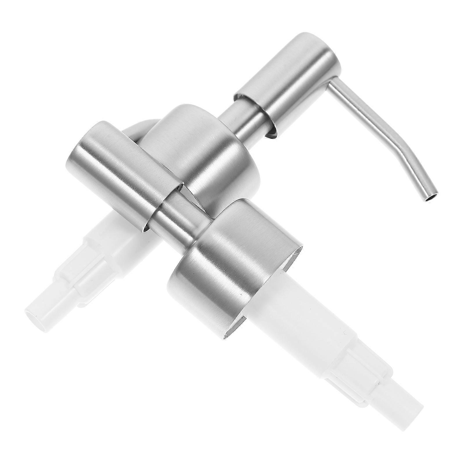 Universal Dispensing Pump Stainless Steel Pressing Pump 4Pcs for Bottles