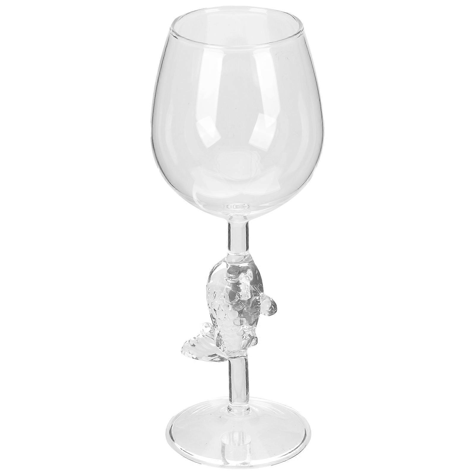 Elegant Fish Design Wine Goblet For Wedding Party And Home Use 25x8cm Holds Various Beverages 1Pack