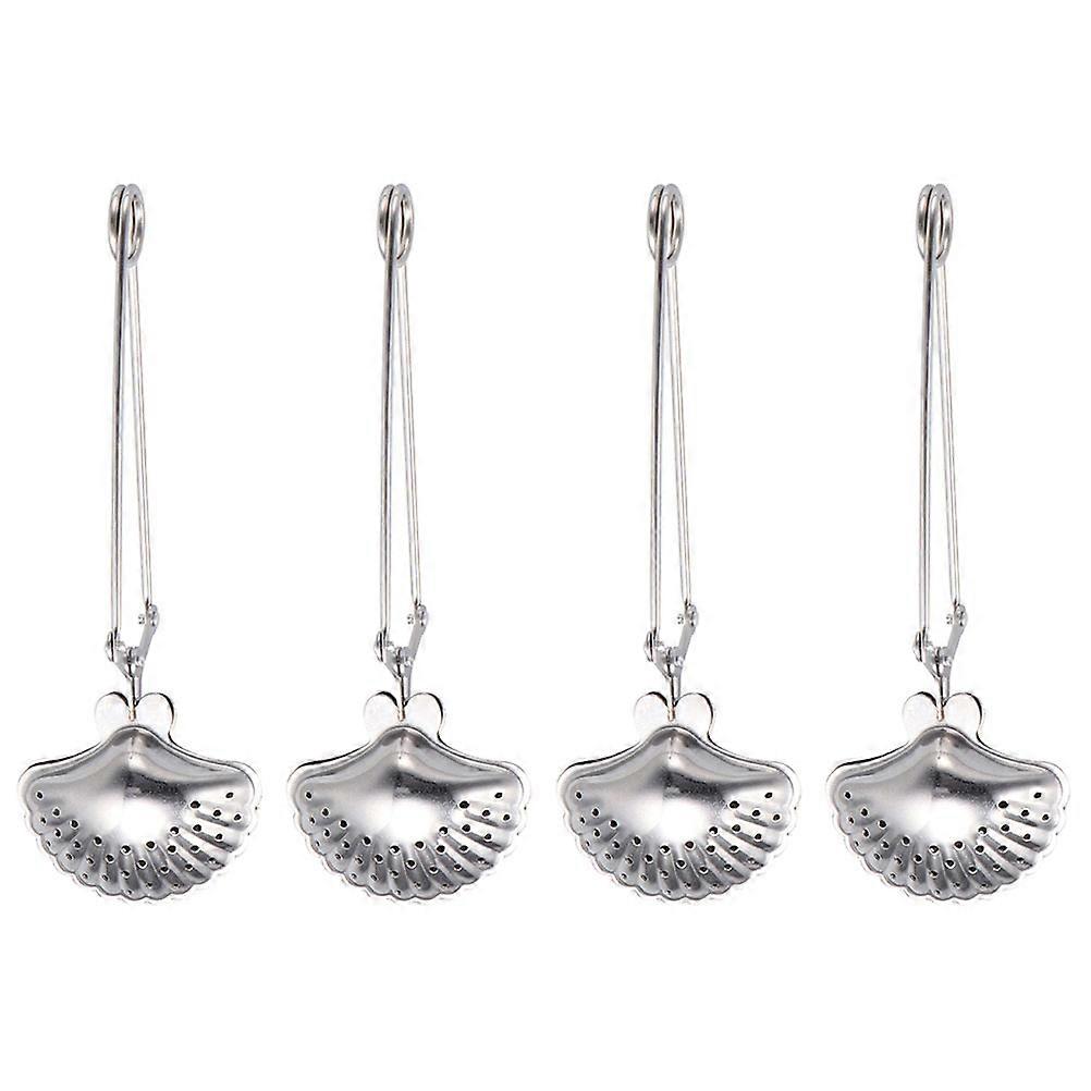 Professional Tea Filter Convenient Tea Leaf Strainer 4Pcs for Household