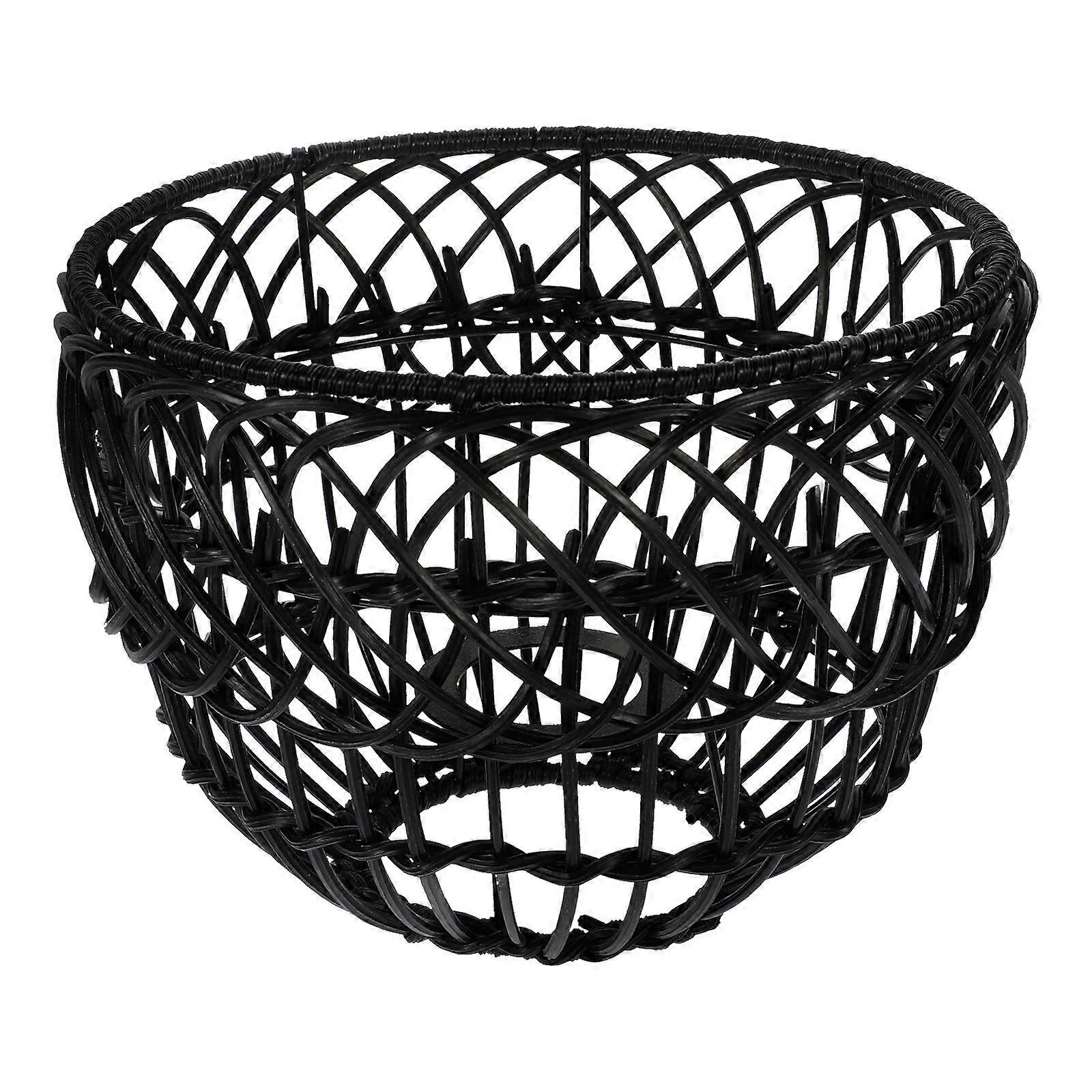 Black Woven Pendant Light Shade Hanging Lamp Shade for Home