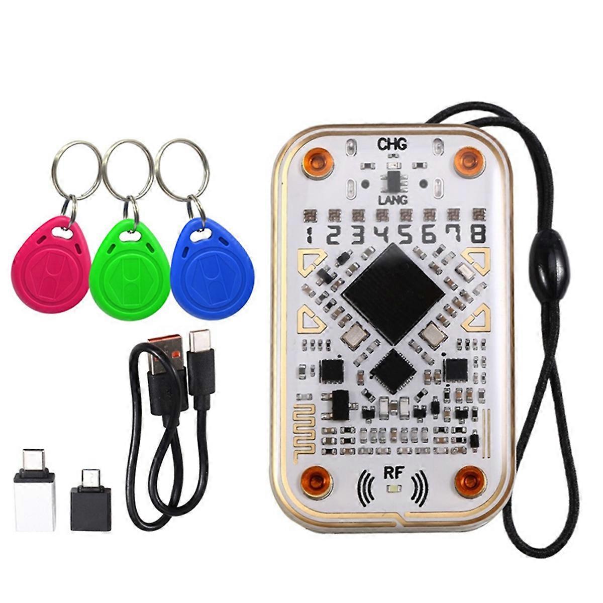 RFID Smart Chip Reader Chameleon Ultra+3XT5577 Keychain