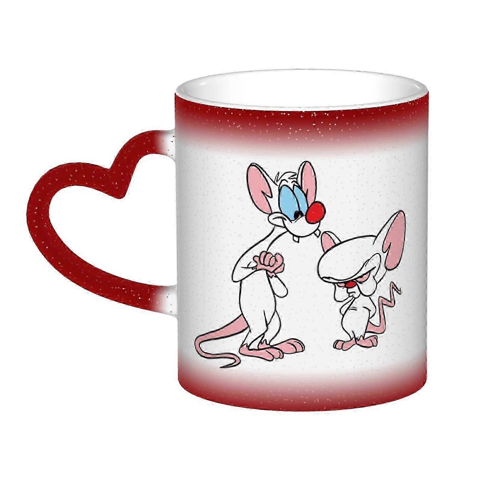 Pinky And The Brain Brain Mug Color Changing Coffee Mug Ceramic Heat Sensitive Colour Changing Mug In The Sky
