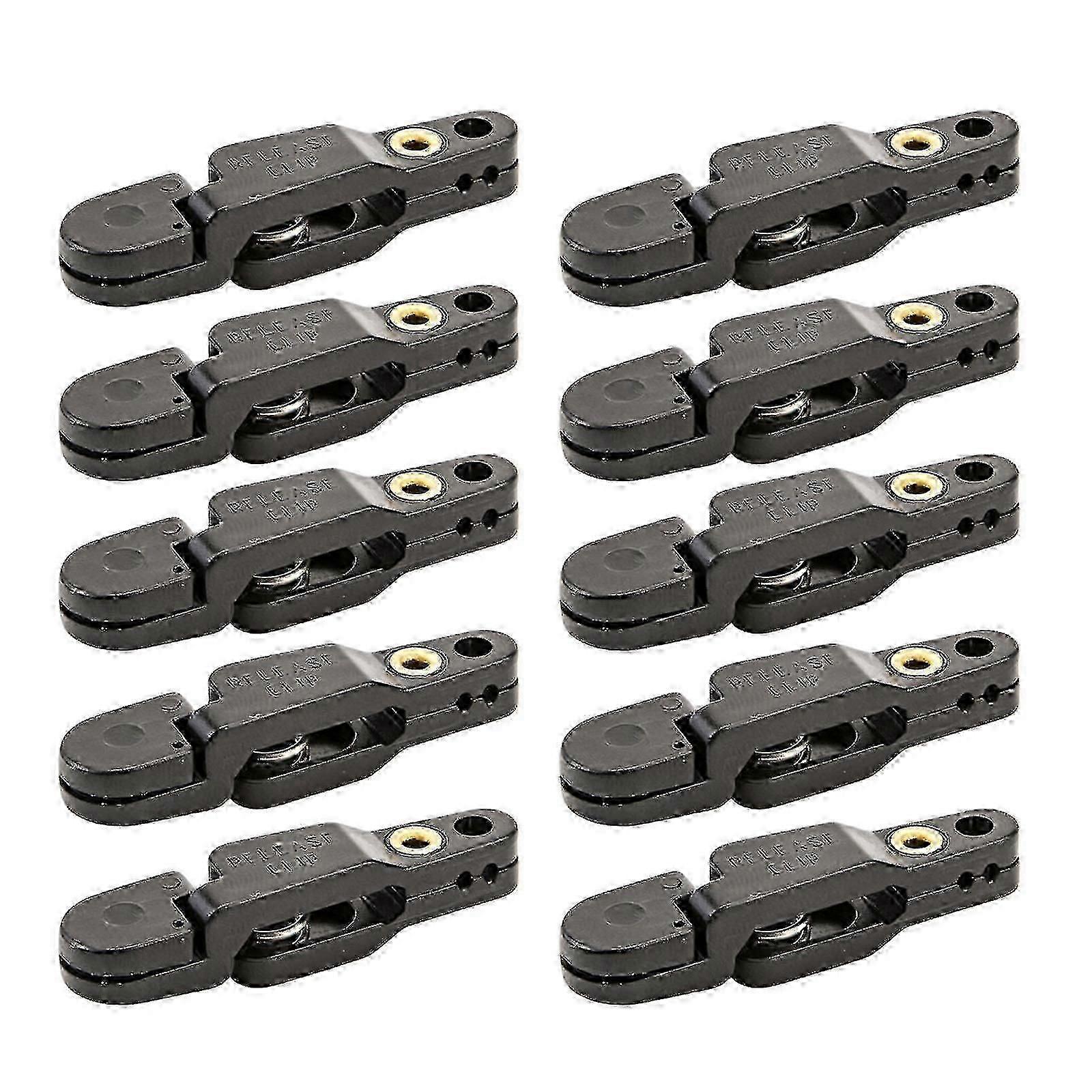 10x Offshore Fishing Planer Board/release Clips Trolling Line Clamp Adjustable