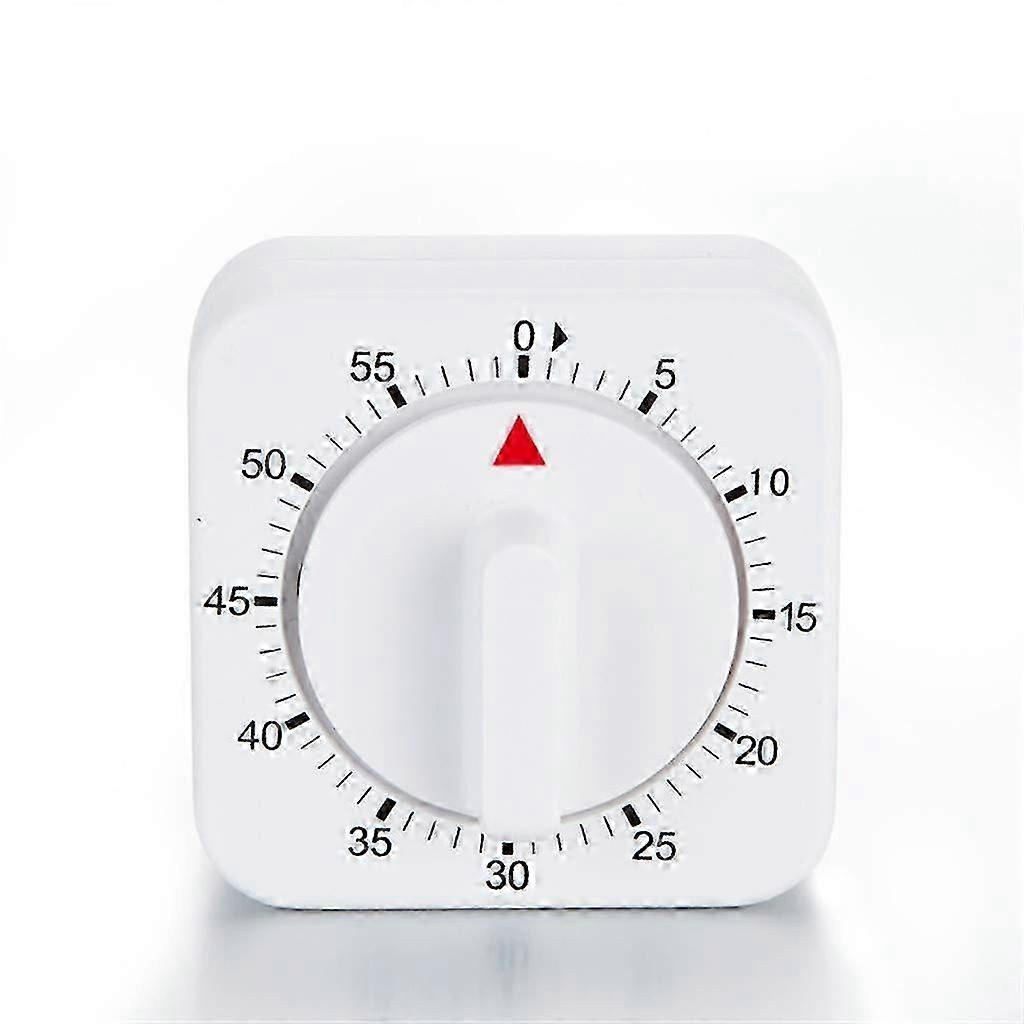 25-26 Square Mechanical 60-Minute Kitchen Timer with Countdown Alarm