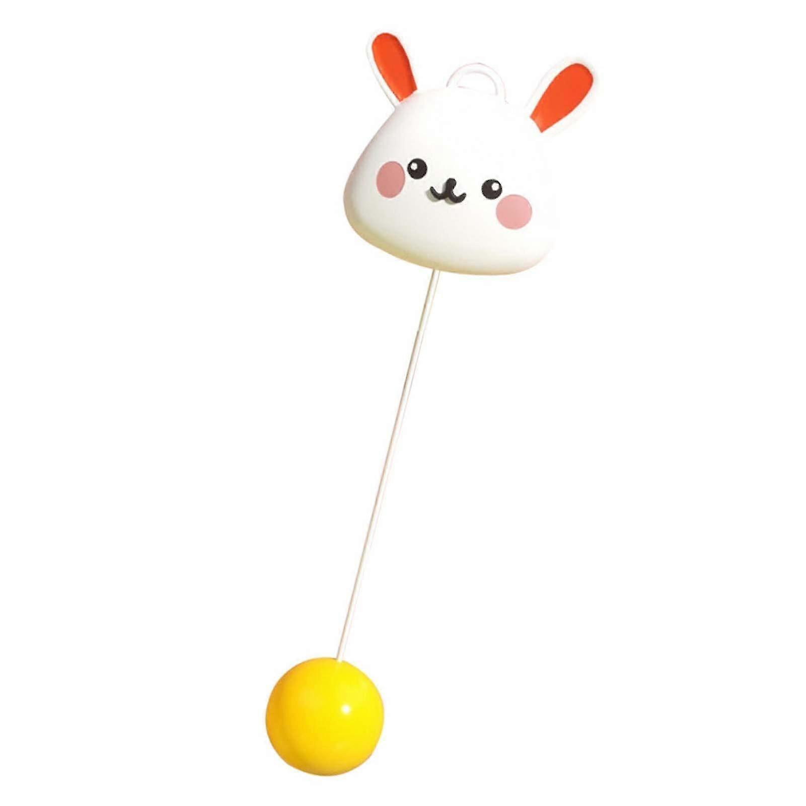 Encourage kids' self-practice with this indoor suspended table tennis trainer, adjustable in height for fun and skill development.