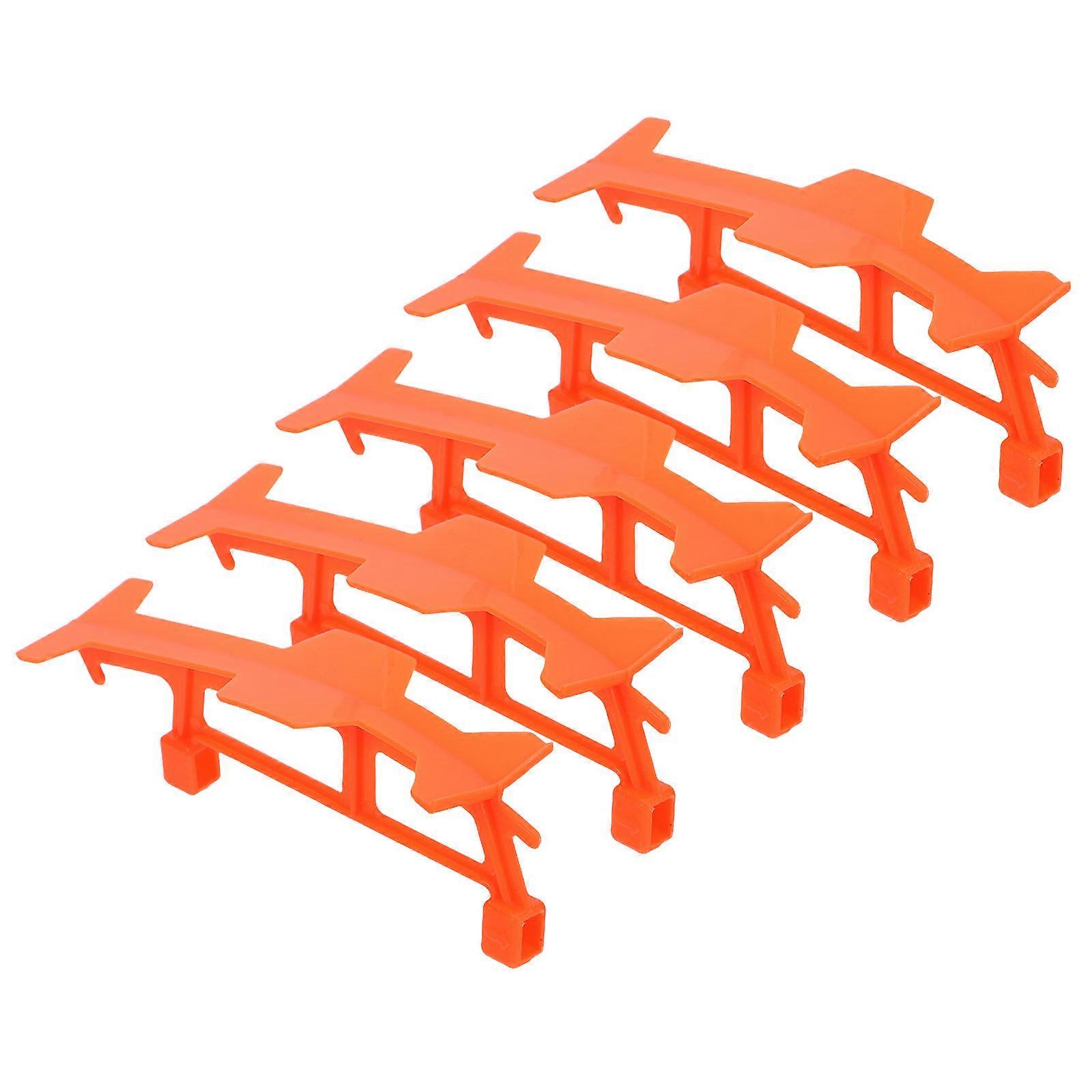 20Pcs Rubber Band Powered Plane Glider Toy Bracket for Storage in Orange