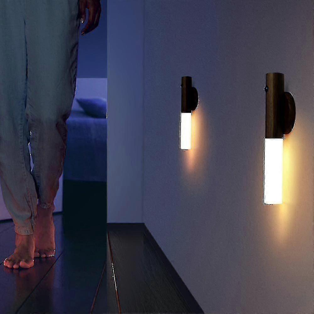 Wireless Motion Sensor Smart Led Light Magnetic Base & Usb Rechargeable