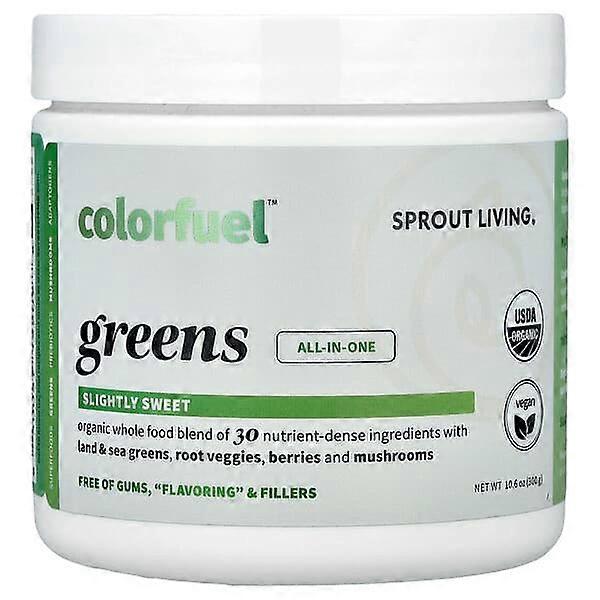 Sprout Living, ColorfuelÃÂÃÂ¢ÃÂÃÂÃÂÃÂ¢ Greens, 10.6 oz (300 g)