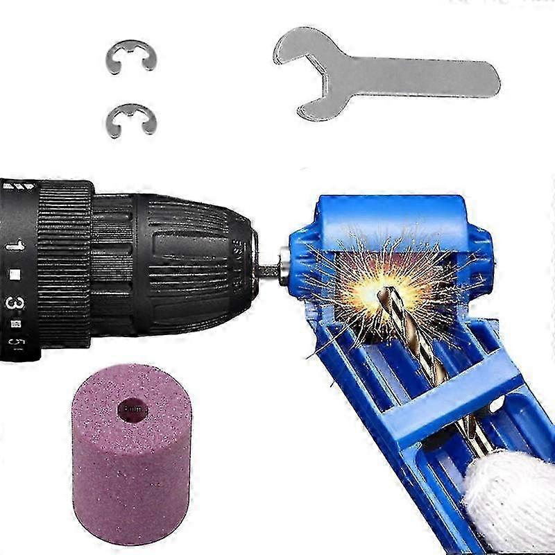 6pcs/set 20-125mm Grinding Wheel Drill Bit Sharpener Hand Tools Nail Drill Bits Set Sharpener For Step Drill Accessories 25-26s