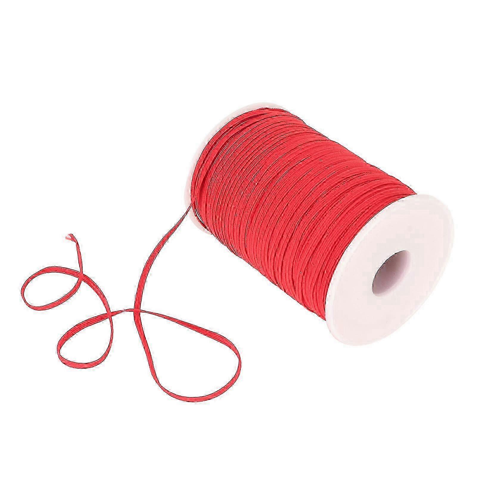 25-26 Elastic Cord 50 Yards 0.1in Wide Soft Flexible Nylon Breathable Washable Bracelet String for Handicraft DIY Beads