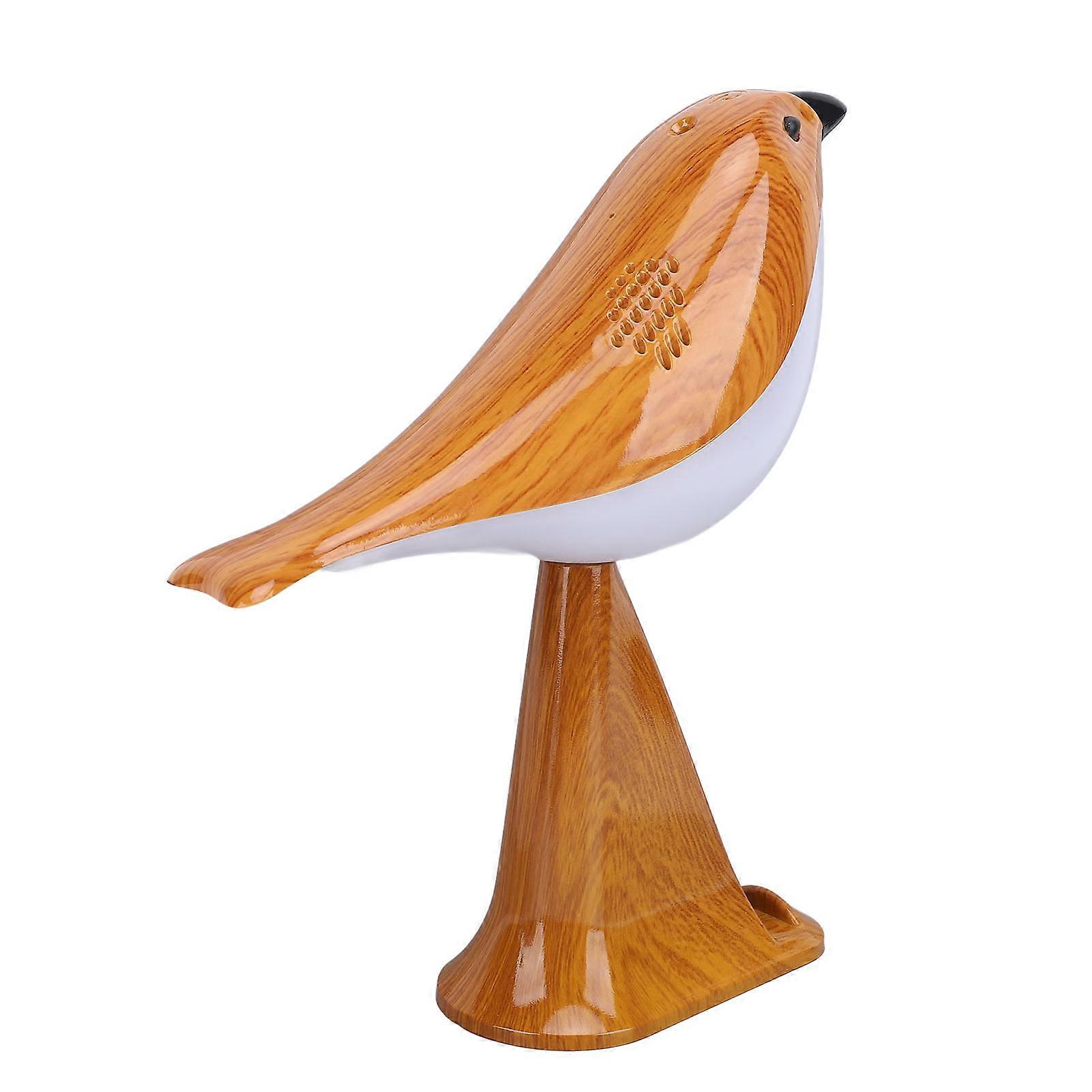 Magpie Aromatherapy Table Lamp Touch Control Stepless Dimmable USB Rechargeable Bird Night Light with Bird Sound Phone Stand for Bedside 