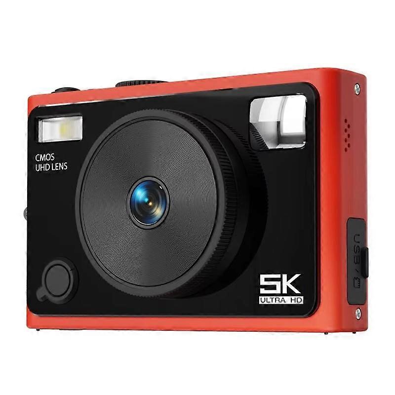 5K Digital Camera WiFi 72MP Dual Lens Auto Focus 18X Digital Zoom Student Color Filters CCD Beauty Camera