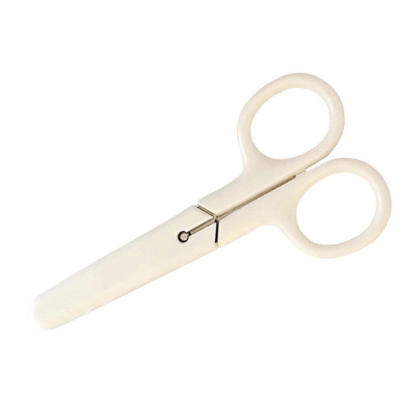 Protective Hat Untarnished Scissors Not Slip Ergonomic Pulls Multipurpose Cutting Tool For School Materials Home Crafts Multicolor