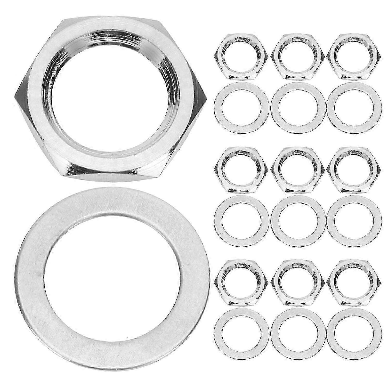 Premium Guitar Hex Nut Potentiometer Pack: 10 Sets of Pots, Nuts, and Washers for  Strings
