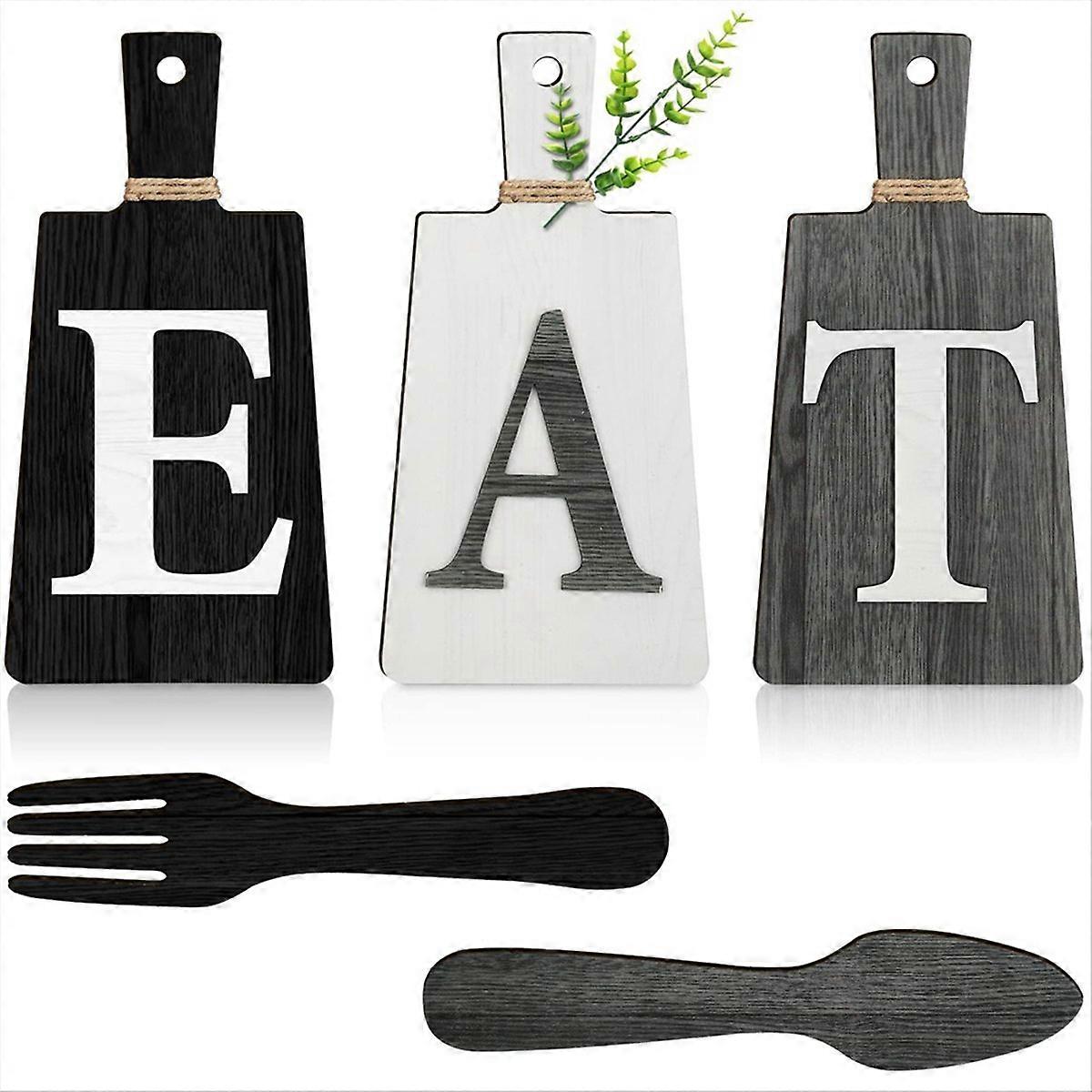 Cutting Board Eat Sign Set,B