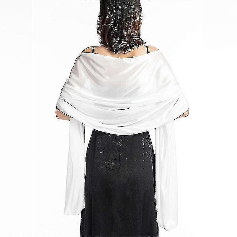 ショール、ドレス、イブニングパーティー、ラップ、結婚式、サテン、ピュアカラー、ケープ、肩をすくめる、ボレロス、stcyv