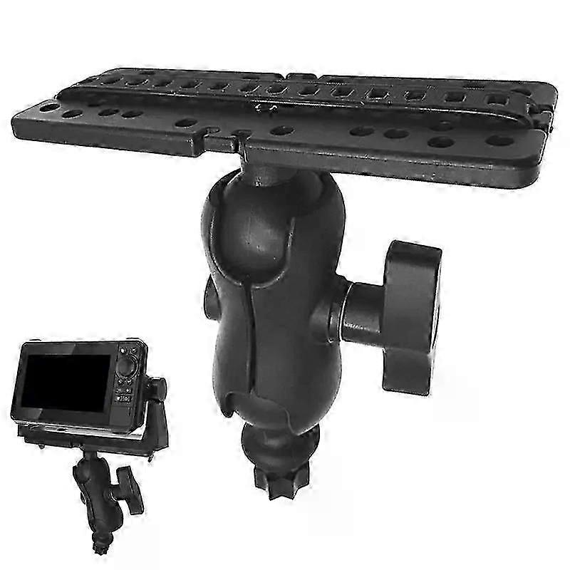 Fish Finder Mount Base Swivel GPS Electronics Fishfinder Holder Mounting Plate GPS Navigation Fish Finder Bracket for Kayaking hwySH