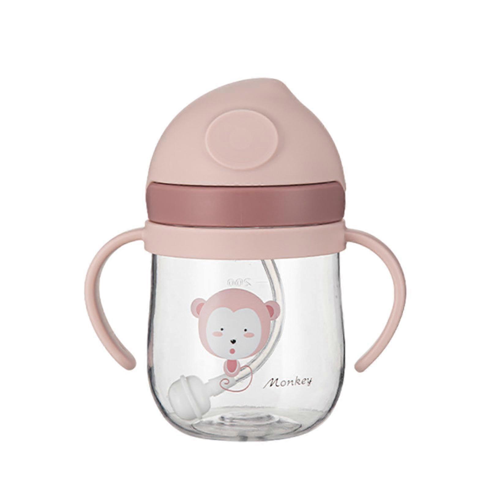 Portable Sippy Cup 250Ml Capacity AntiChoking Design With Handles For Kids 6+ Months Cartoon Sippy Cup For Picnics
