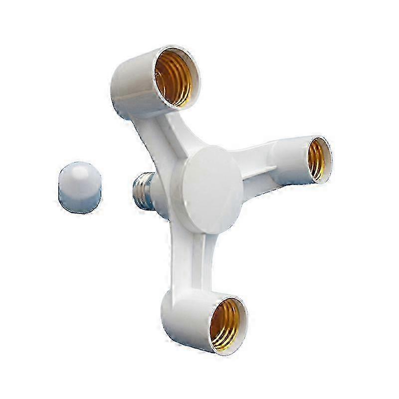 Photo Studio Quality 3In1 E27 to E27 Extended LED Lamp Bulbs Socket Splitter Adapter Holder