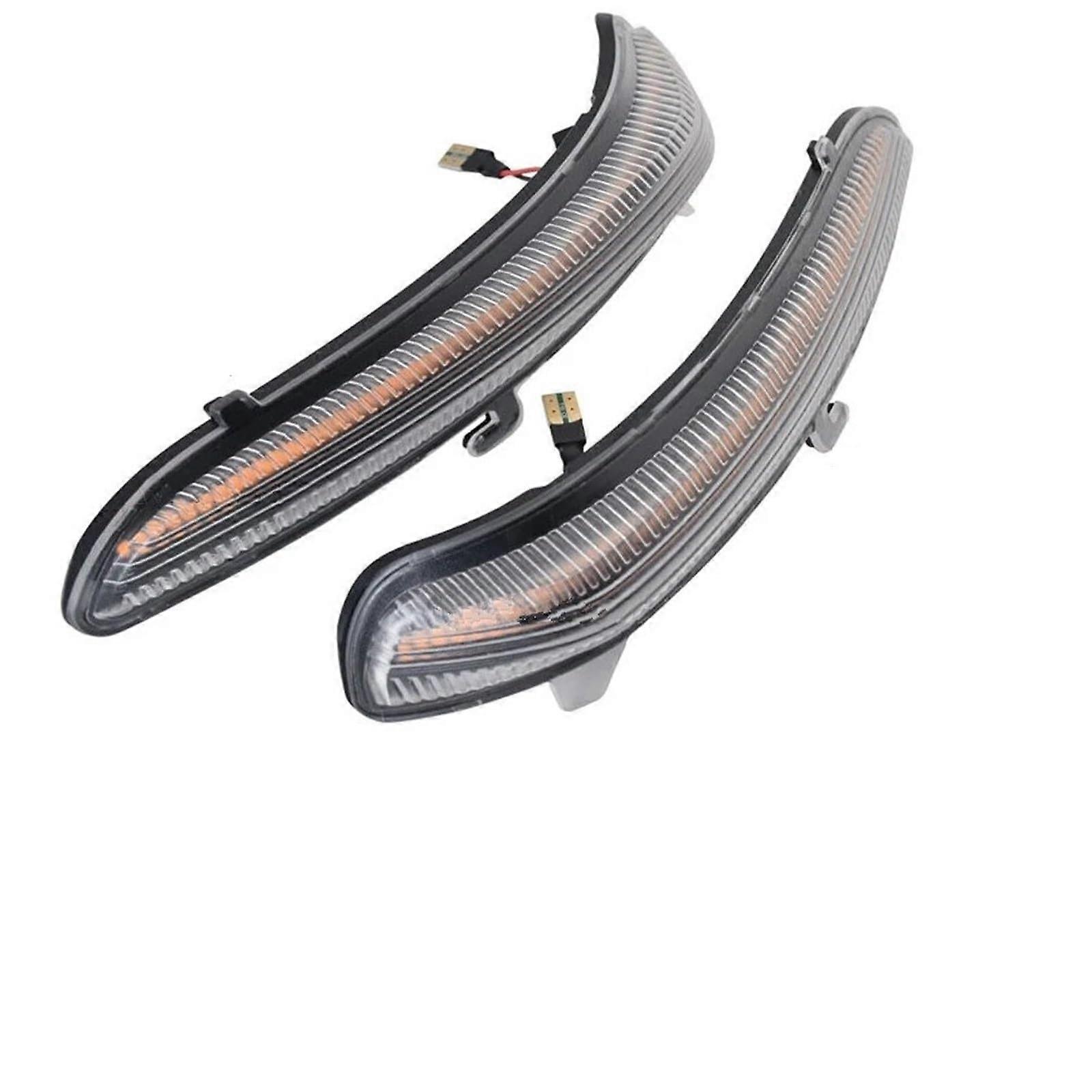 Signal Light 2Piece For 208 2008 Dynamic LED Side Mirror Blinker Lights Sequential Turn Signal Lamps Crystal