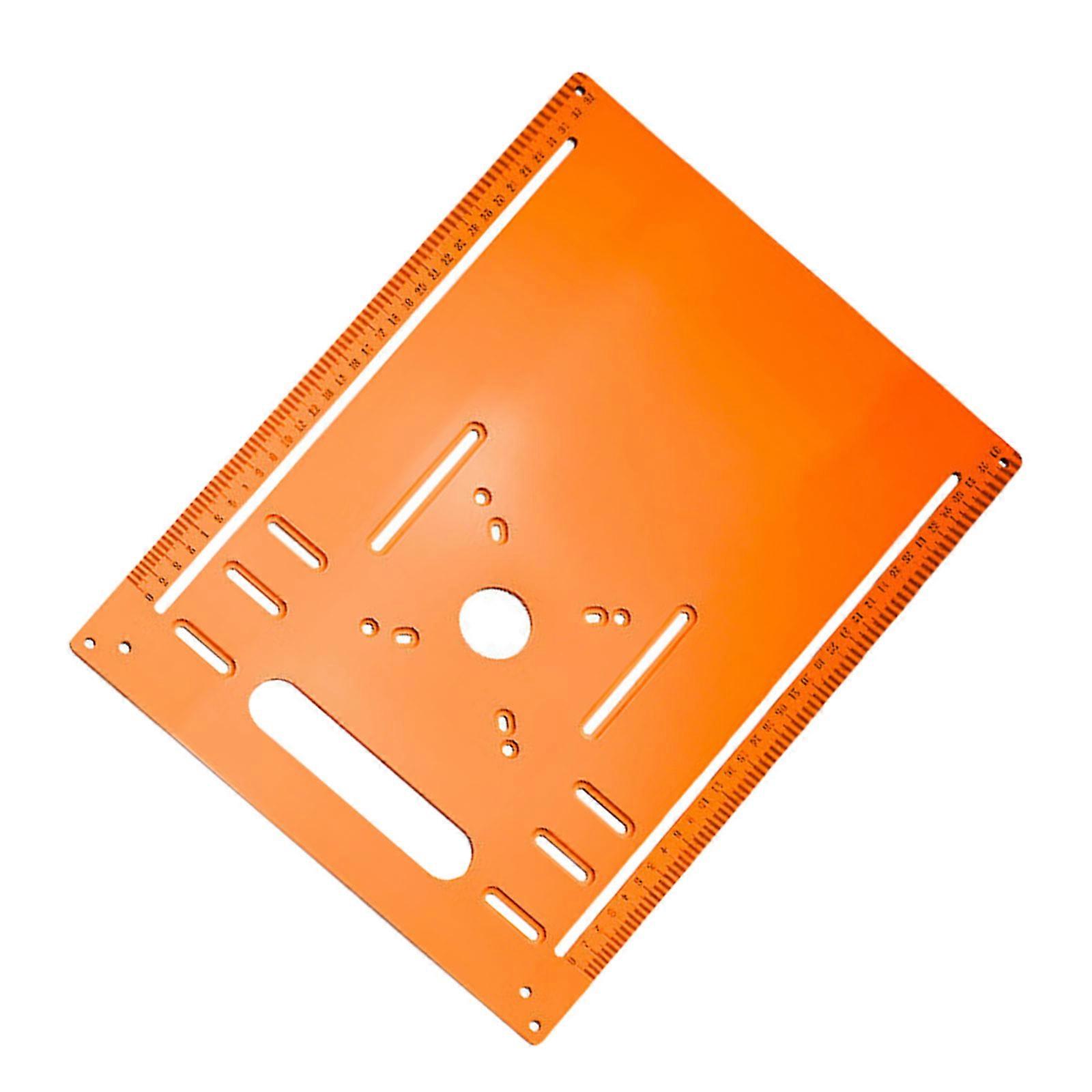 Professional Heavy Duty Arcing Shaping Base Plate For Plasterboard Grooving Tasks And Precise Woodworking Applications  28x38cm