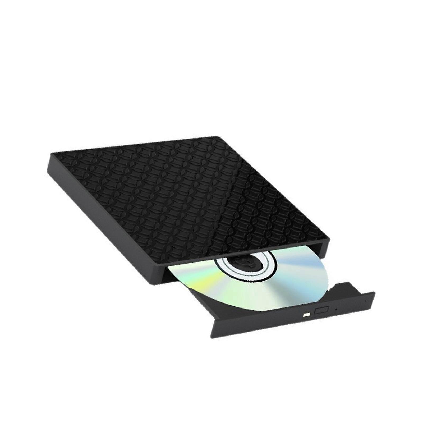 Portable 7 Port External Disc Writer External Disk Drive USB3.0 USB2.0 Fast Speed for Laptop Computer PC Device Multicolor