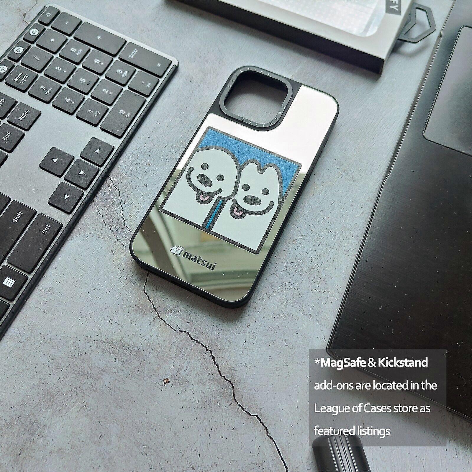 Matsui Casetify Mirror Case for iPhone 13-17 optional MagSafe & Kickstand