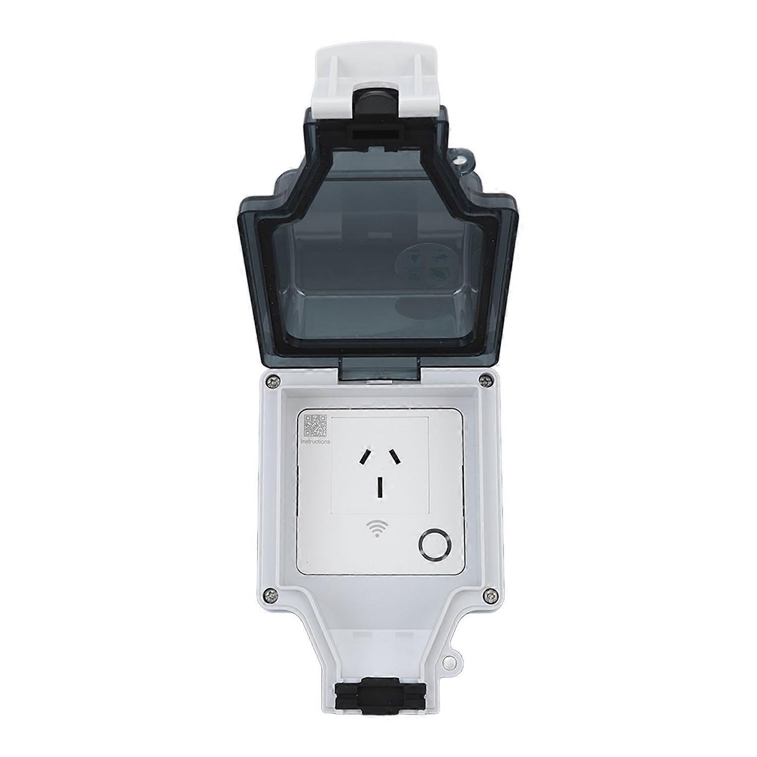 WiFi Intelligent Socket Type 86 IP66 Outdoor Waterproof Wifi Smart Power Outlets APP Control 15A