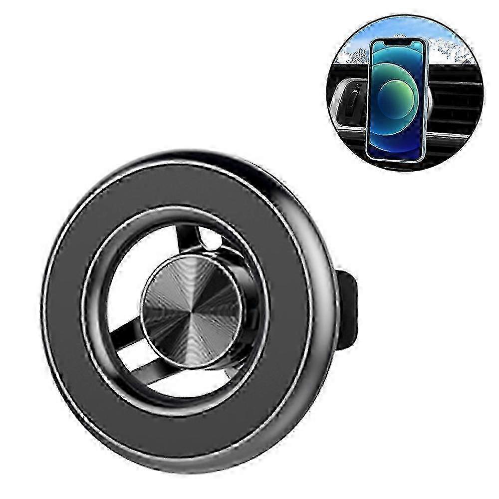 Flexible Magnetic Car Mount, Quick Installation, Triangular Design For Enhanced Heat Dissipation, Universal Compatibility, Supports Wireless Charging