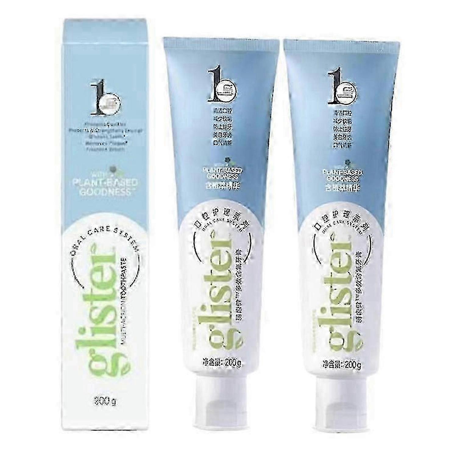 GLISTER Multi-Action Flouride Toothbide 200g, Clarear os Dentes, Remover Manchas da Amway