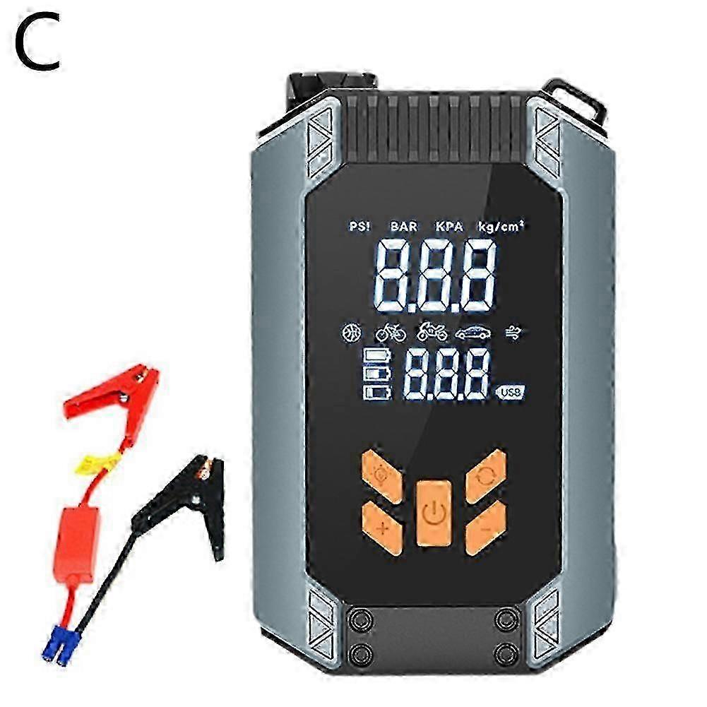 2-in-1 150PSI Car Jump Starter with Built-in Air Compressor and Power Bank Functionality