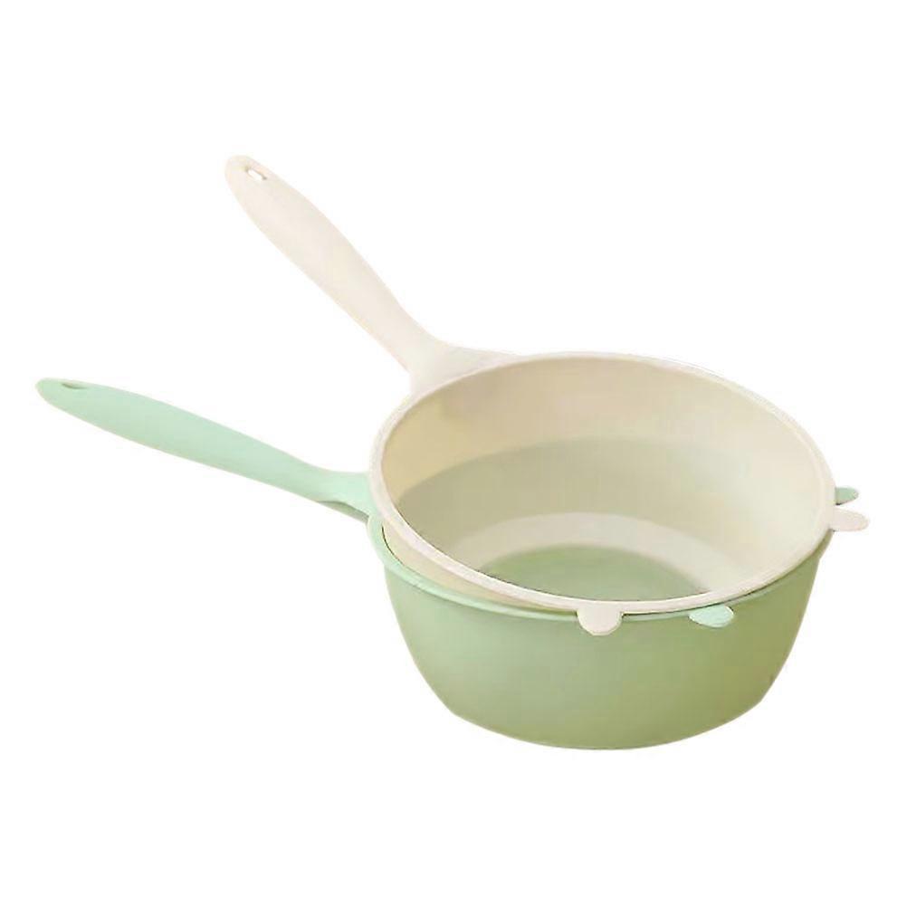 Multi-Functional Rice Washing Strainer Basket For Home Kitchen Use Assorted Color Efficient Washing 2Pcs