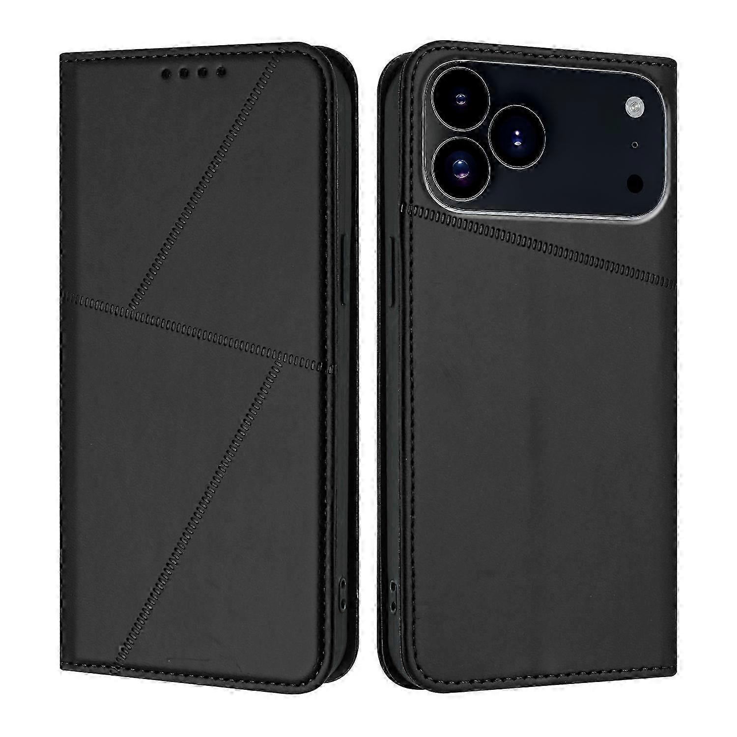 Magnetic Closure Case for iPhone 17 Pro Max with Stand and Wallet